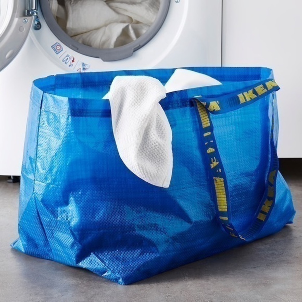 5 FRAKTA
Shopping Bags, large, 19 gallons, spring cleaning blue storage bags